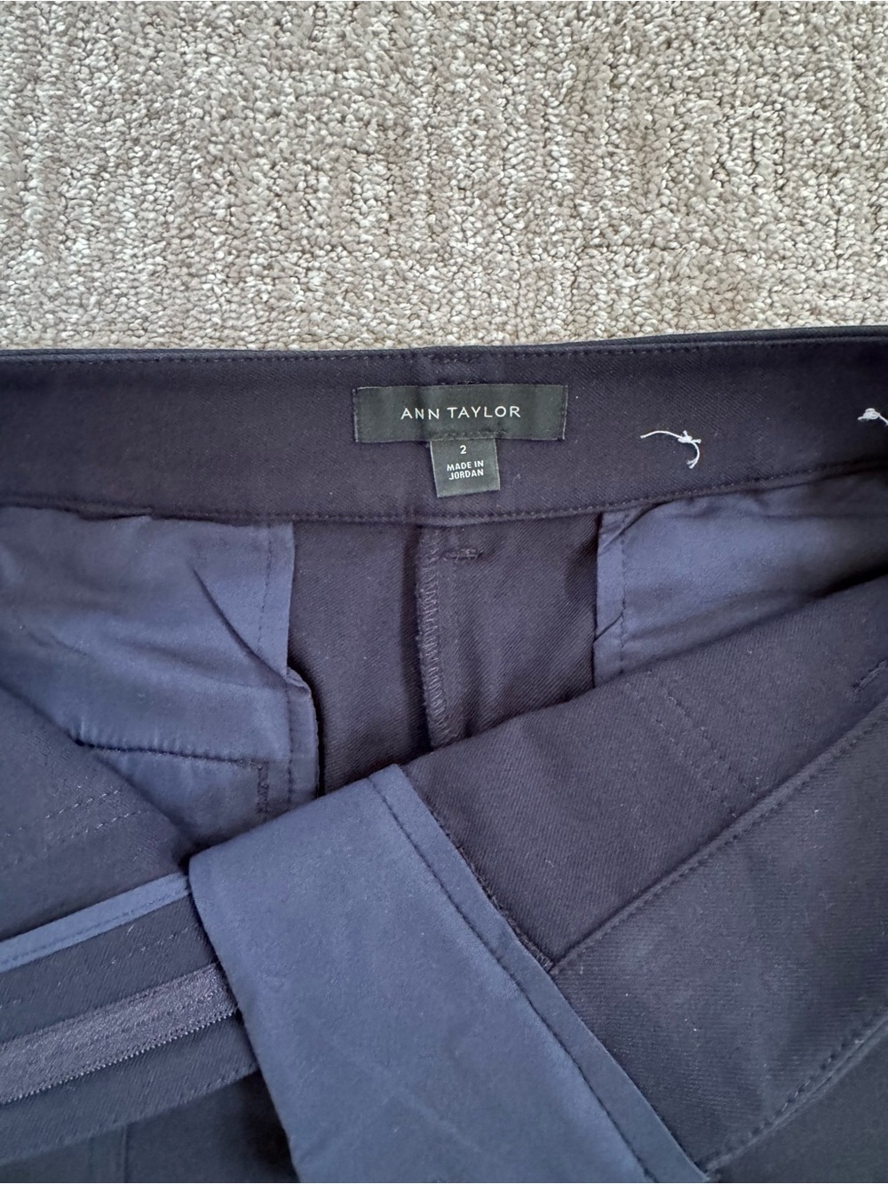 Ann Taylor Women's Navy Shorts - Picture 5 of 7